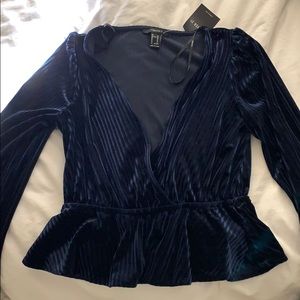 Navy forever 21 shirt